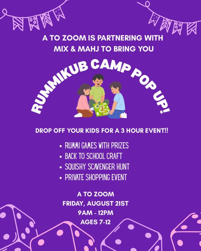 📣 Exciting News! We’re teaming up with the amazing @mixandmahjmamas for a Rummikub Camp Po