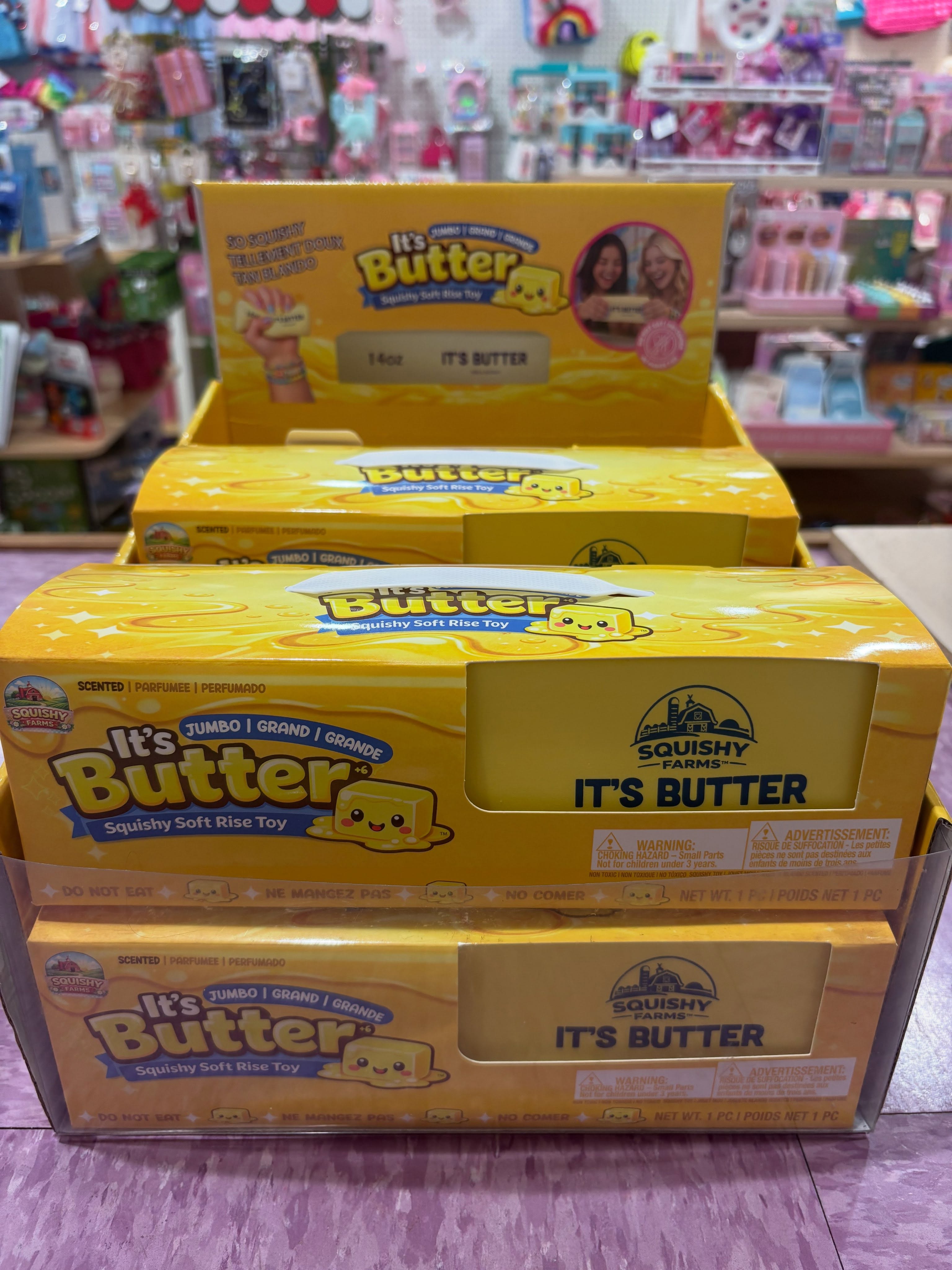 Squishy Butter restock 🧈 and ours comes with a cute little case because doesnt everyone ne