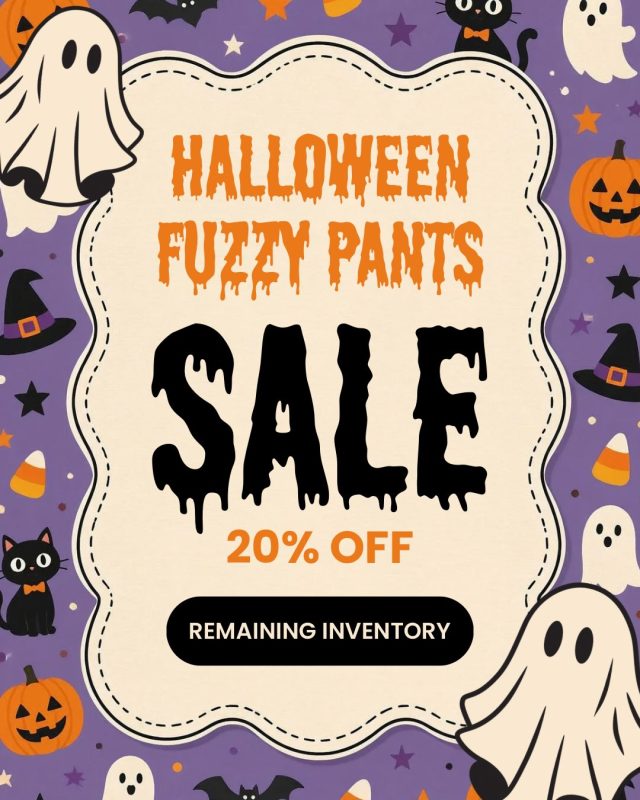 Stock up on your favorite Iscream Halloween fuzzy pants & shorts for 20% off!! 👻🦇🎀

Remain