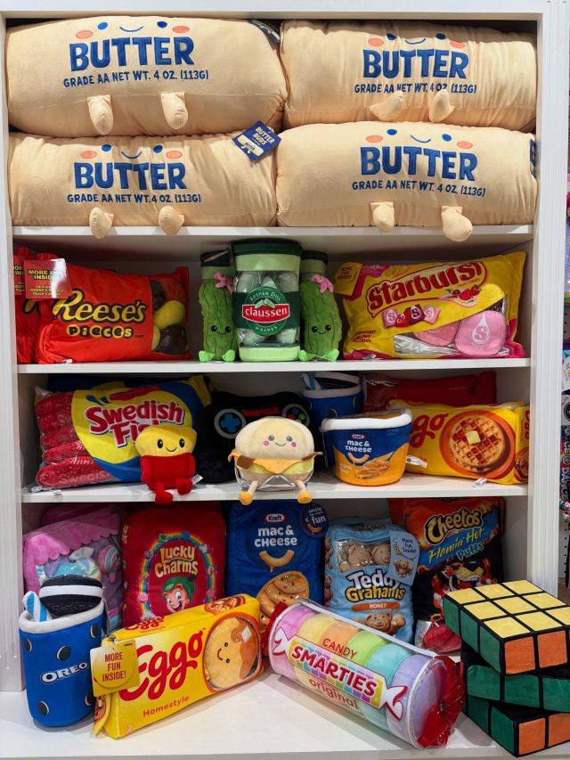 A buttery addition to our plush wall! 26 inch butter stuffies are now in stock! We do not