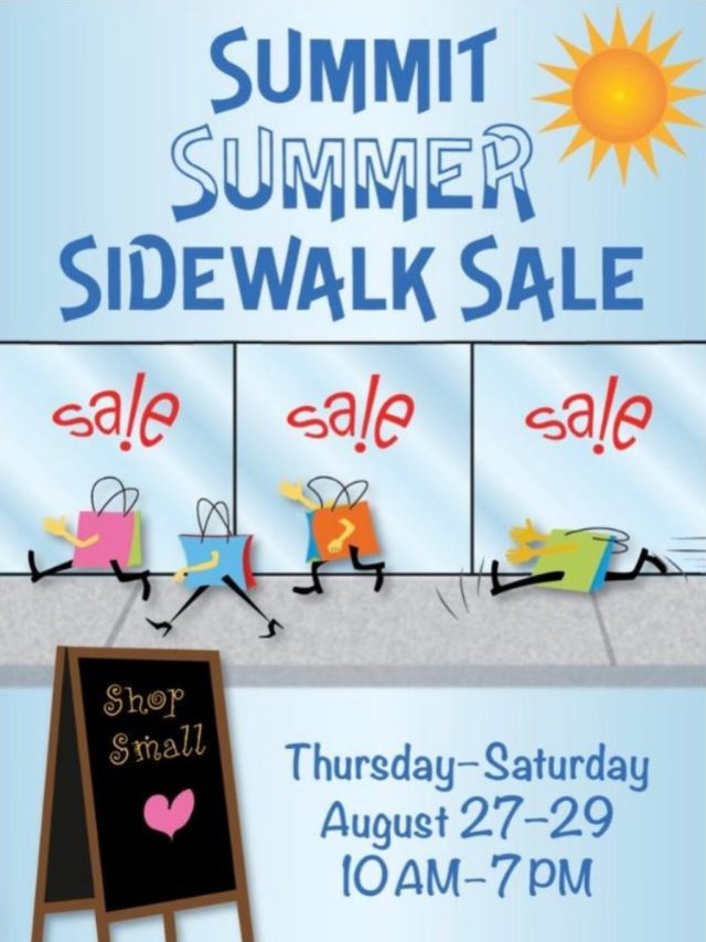 🛍️ SUMMER SIDEWALK SALE ALERT! 🛍️

Downtown Summit’s Summer Sidewalk Sale is officially he