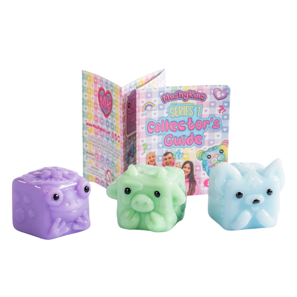 MushyKinz Mystery 3Pk Squishy Figures