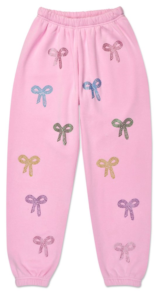 Sparkling Bows Sweatpants (Youth Medium (10-12))