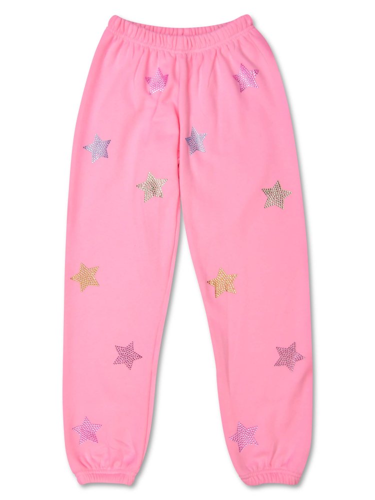 Sparkling Stars Sweatpants - Pink (Medium (10-12))