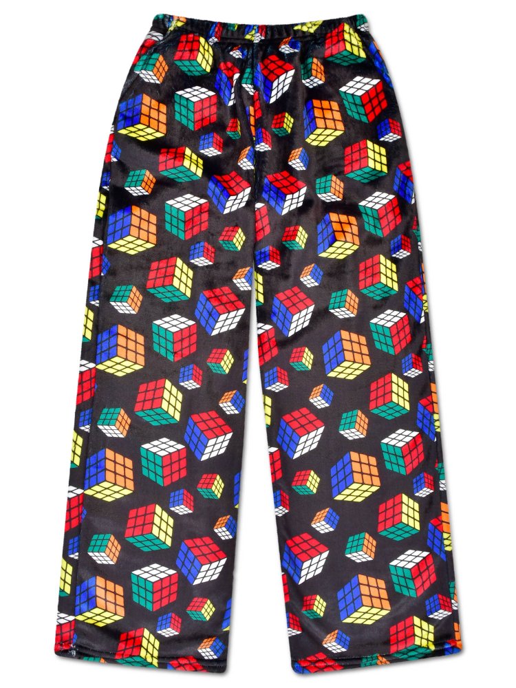 Rubik's Cube Plush Pants