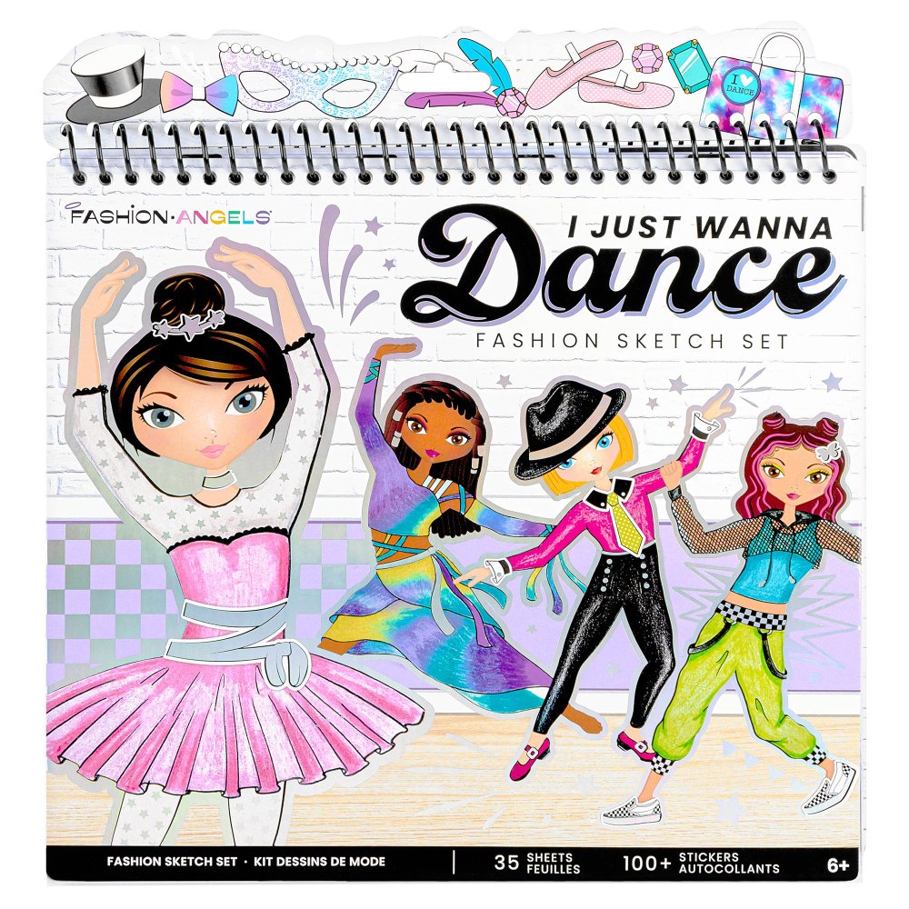 Fashion Angels I Just Wanna Dance Sketch Set