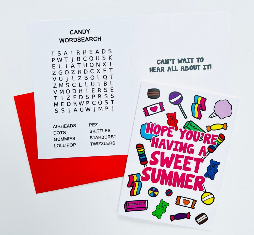 Sweet Summer Camp Greeting Card