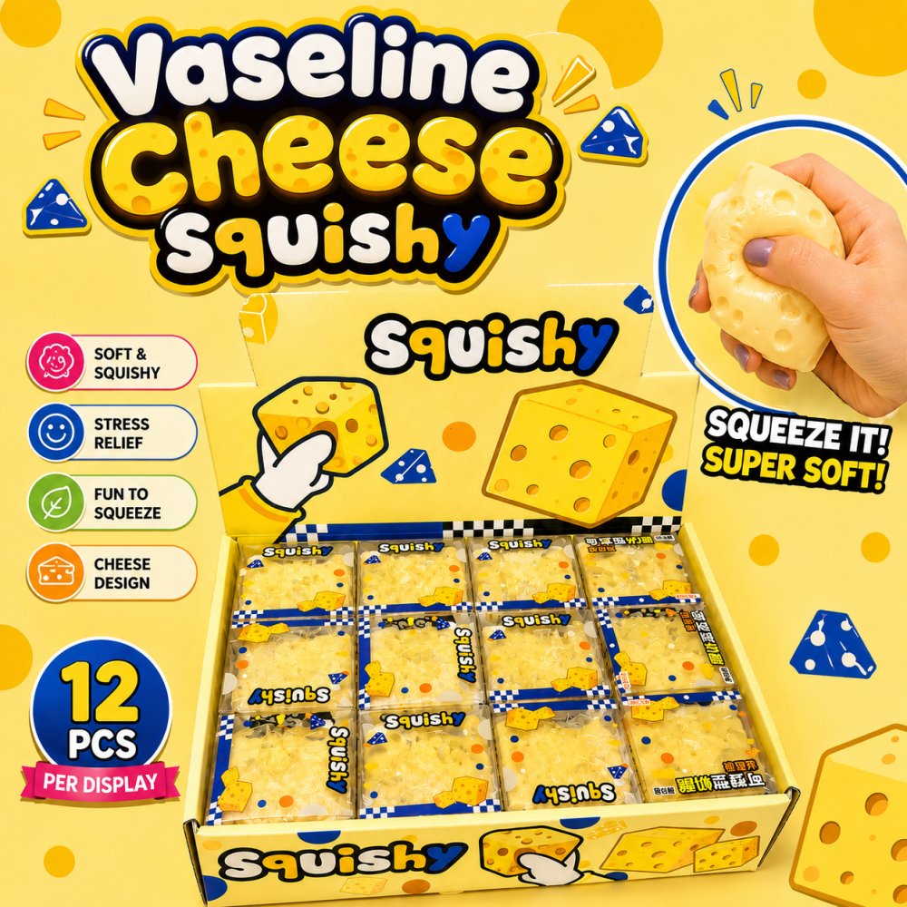 Vaseline Cheese Squishy (6 cm - 2.36 inches)