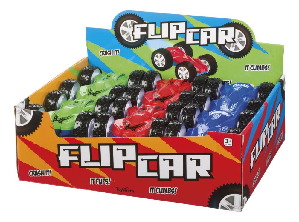 Toysmith Double Sided Flip Car