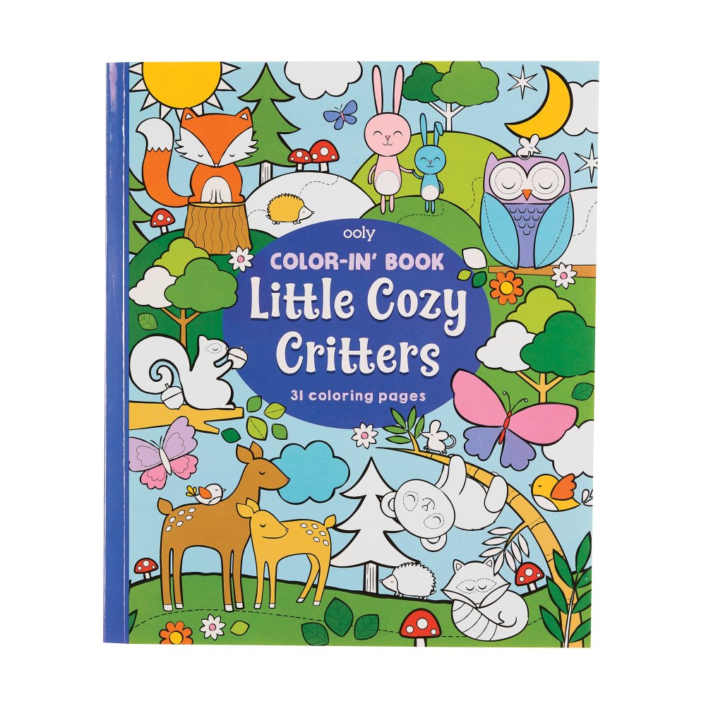 Color-in Little Cozy Critters (Paperback)