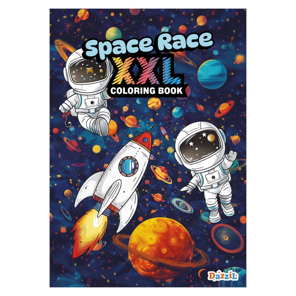 Space Race - XXL Coloring Book