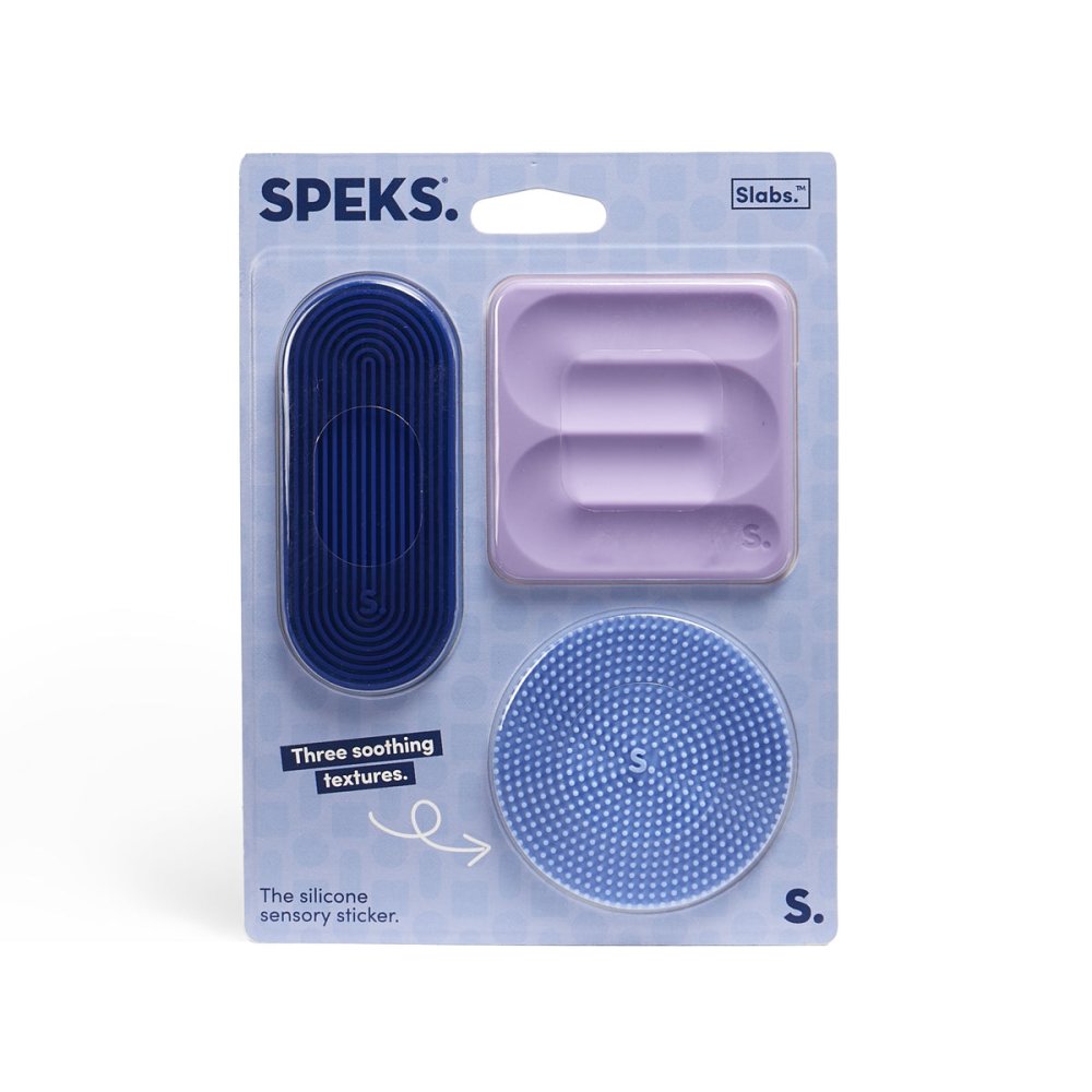 Speks Slabs Silicone Sensory Stickers | 3-Pack